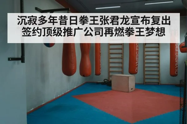 沉寂多年昔日拳王张君龙宣布复出签约顶级推广公司再燃拳王梦想
